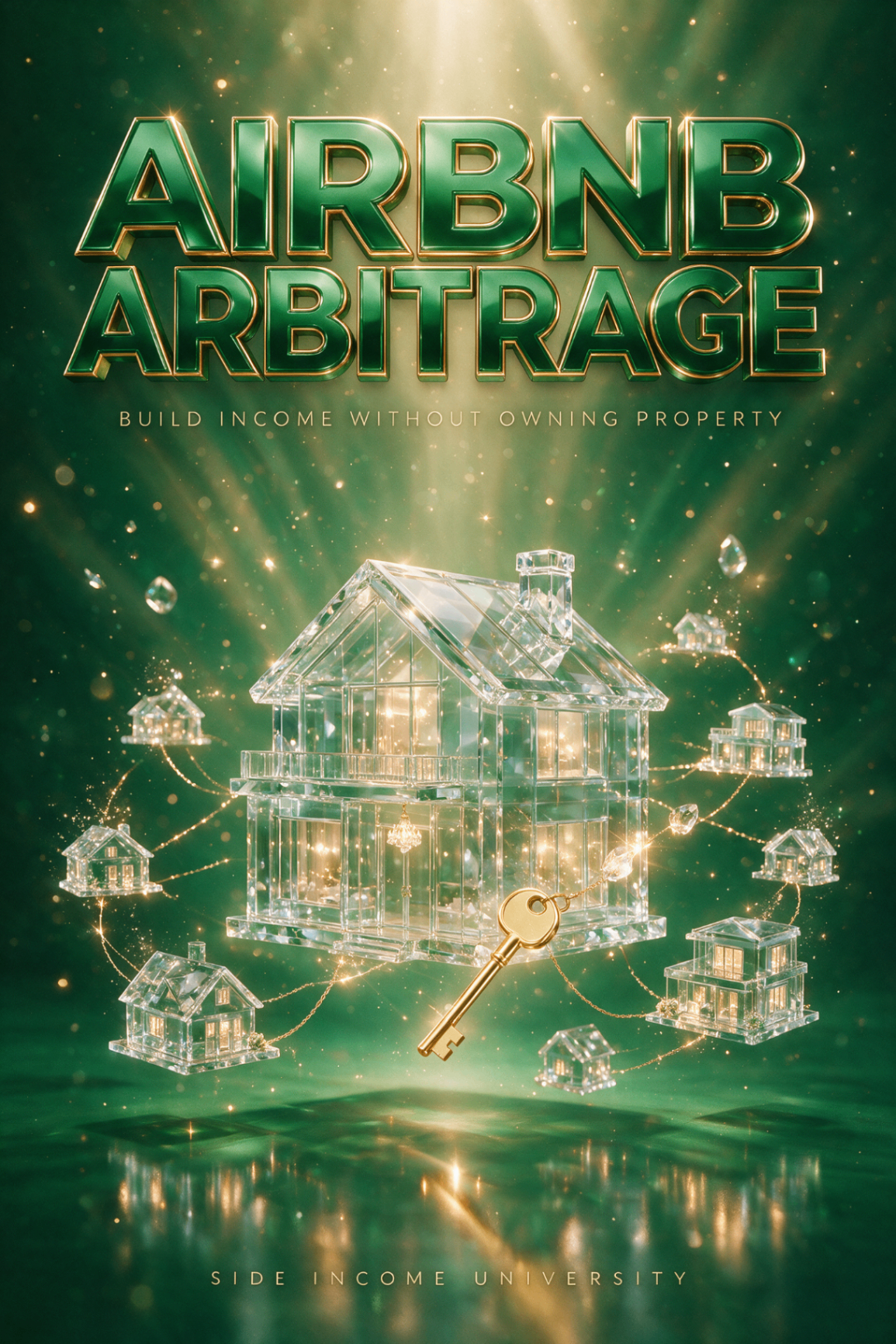 Airbnb Arbitrage course cover, Build income without owning property.