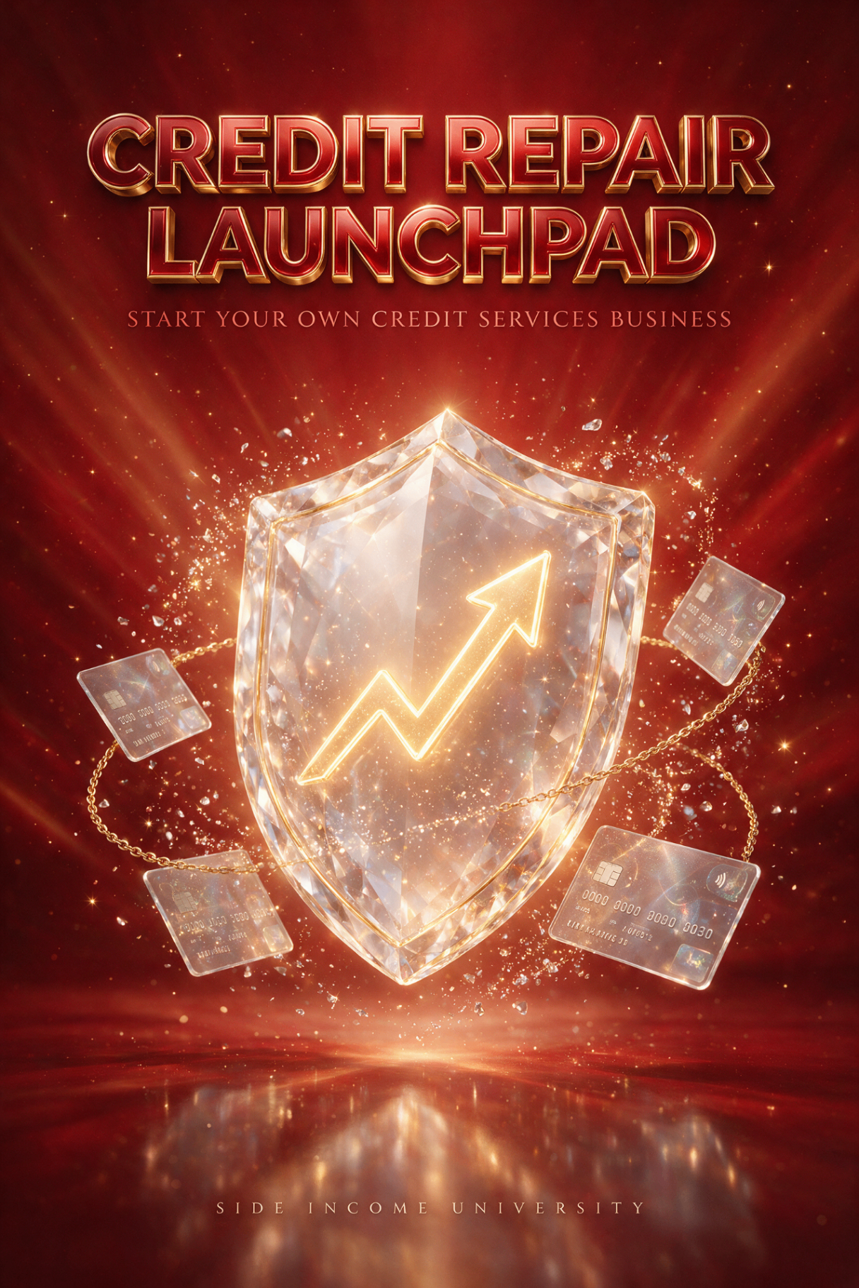 Credit Repair Launchpad course cover, Start your own credit services business.