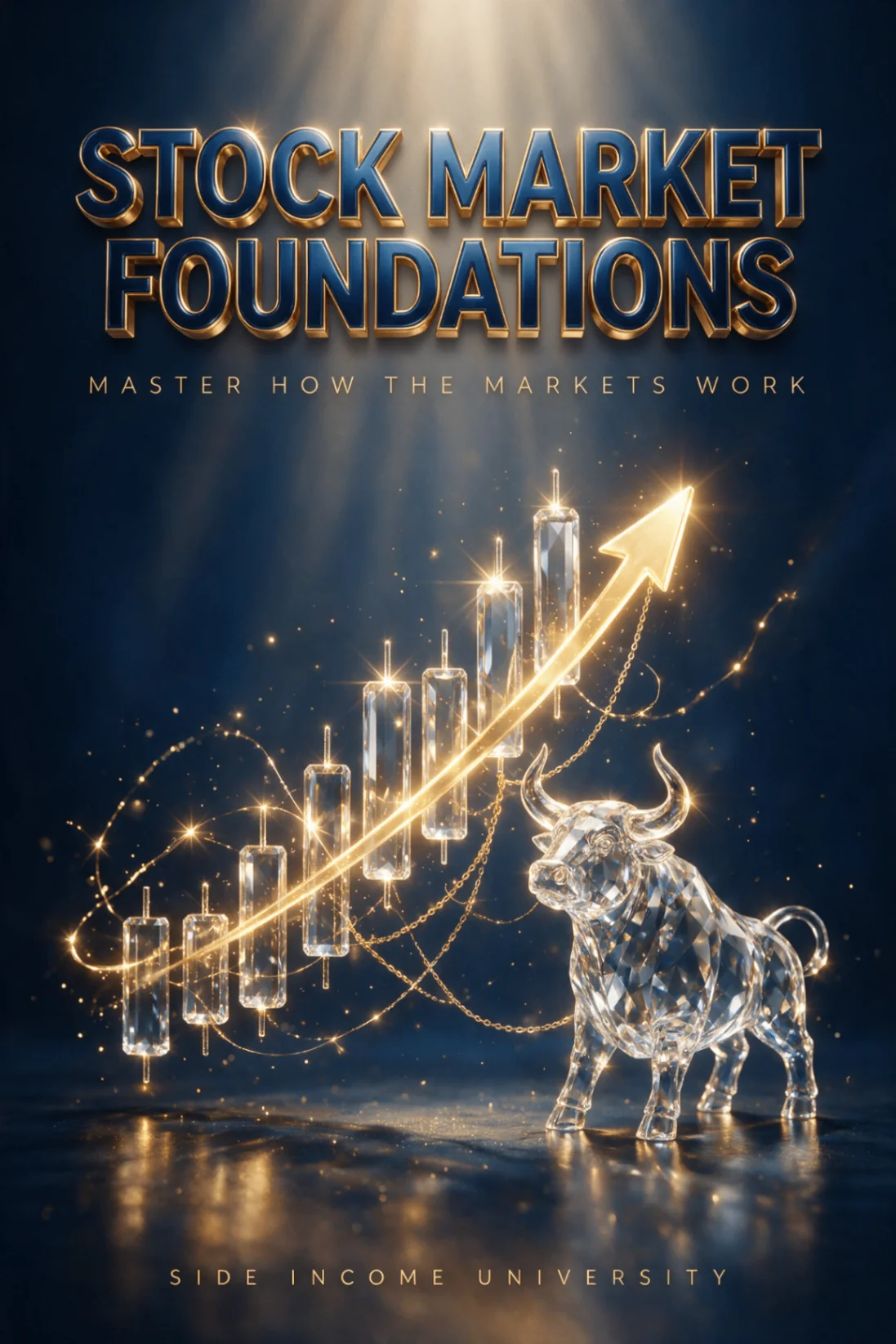 Stock Market Foundations course cover, A complete beginner's education in how markets work.